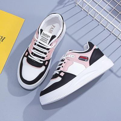 Повседневные универсальные туфли на толстой подошве, спортивные, подходящие по цвету белые туфли, женская весна 2025, новая популярная повседневная обувь для детей