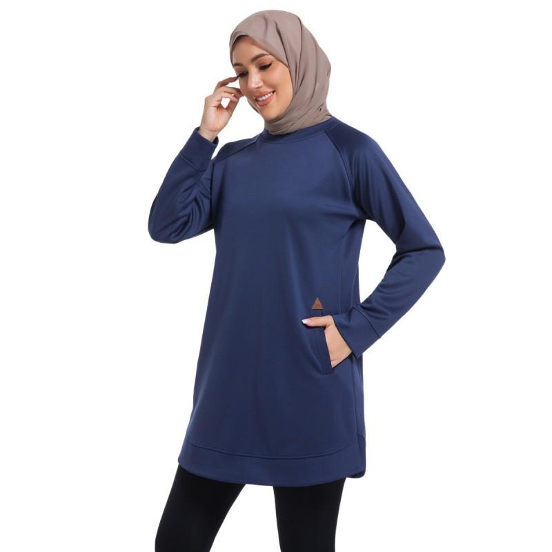 Womens Solid Color Hooded Long Sleeve Sportswear Top Nylon Blend Activewear Gym Running Casual Wear