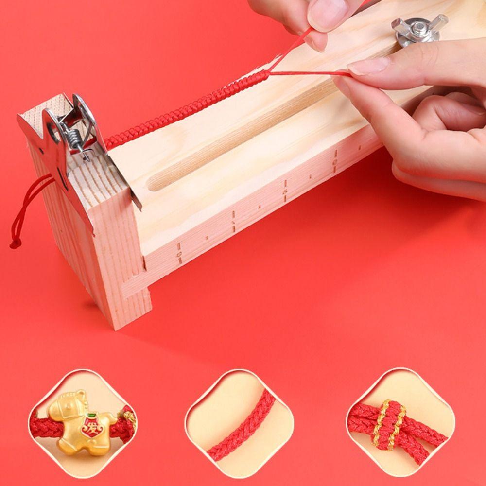 Blessing Horse Bead Bracelet Chinese Style Red Rope Bracelet Lucky Pony Fortune Bracelet  Girls