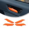 Orange ABS Interior Door Handle Protector Cover Trim For Ford Maverick +