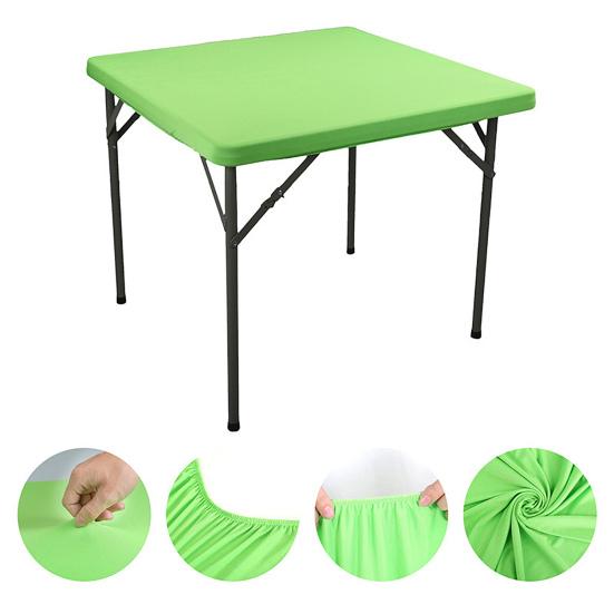 Квадратная накидка на стол 33,8 x 33,8 дюйма, эластичная скатерть, коктейльная накидка