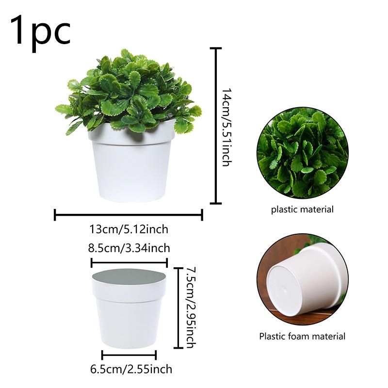 Fake Flower False Plant Pot Plastic Plant Bonsai Plants Mini Artificial Plant Bonsai Garden
