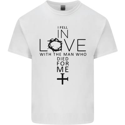 In Love With the Cross Christian Christ Unisexs Light Cotton TShirt