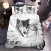 Wolf Cute Animal Bedding Set 3D Printing Kids Adult Luxury Gift Polyester Duvet Cover Home Textiles Single Full King Twin Size