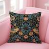 Art WWilliam Morris Cushion Cover Pillow Case Soft Skin Friendly Fabric Comfort  Concealed Zipper