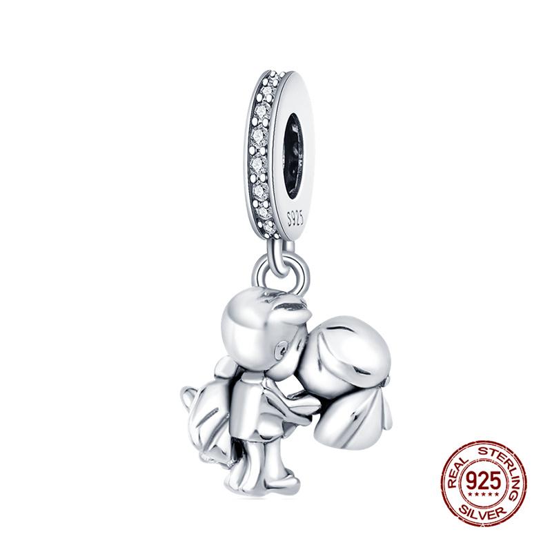 Charms Copper Married Couple Dangle Charms Beads Fits 3Mm Original Bracelet Necklace Womens Diy Fine Jewelry Gifts