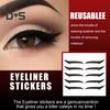 Beauty Top 5 Pairs/Sheet Eyeliner Reusable Double Plastic Self-adhesive Eyeshadow Sticker