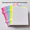 Pyssla Base Plate: 2.6mm Transparent Large Square DIY Splicable Template Toy