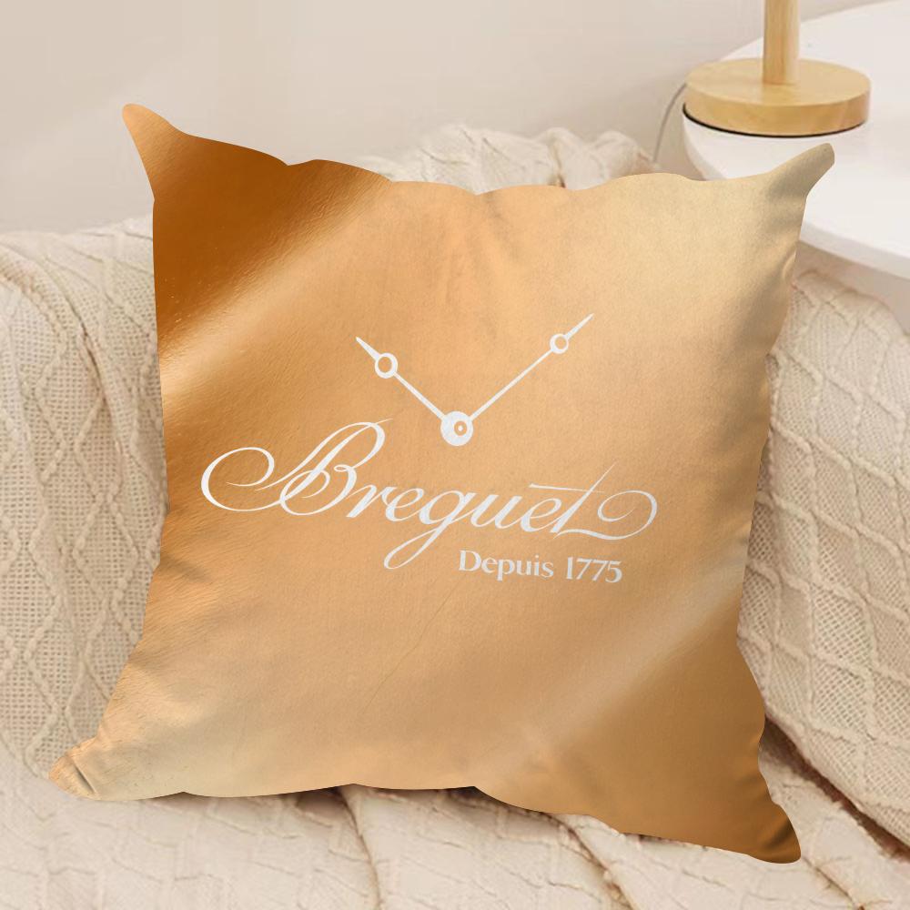Luxury BBreguets Cushion Cover Pillowcase Ultra Soft Skin Friendly Fabric Cloud Like Comfort Concealed Zipper