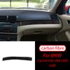 Для BMW 3Series E46 1998-2005 гг., натуральное углеродное волокно, центральная полоса управления второго пилота, отделка салона, аксессуары для салона автомобиля