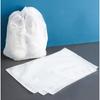 Small white shoes sun shoes anti-yellow bag non-woven dust bag travel shoes cover bag portable storage bag white shoes dust bag