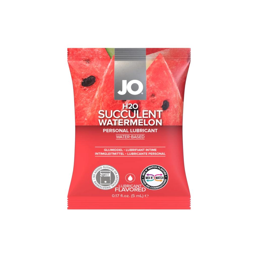 Lubricant (Sachet) - System Jo H2O Watermelon 5 Ml