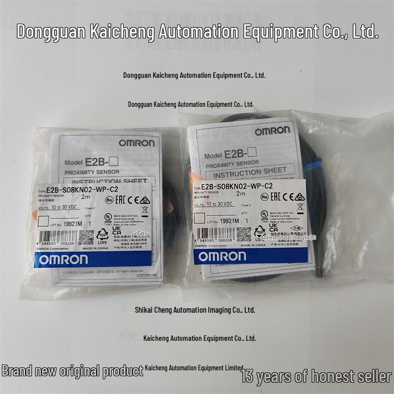 E2B-S08KN02-WP-B1 2M Omron M8 Proximity Sensor, PNP Output, 2mm Detection Range