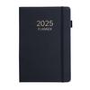 2025 Planner Notebook Daily Weekly Monthly Calendar Notepad Thick Paper Anti-Bleed Design Faux