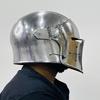 Шлем-барбют с забралом, средневековый стальной шлем с внутренней подкладкой, лучший подарок для него