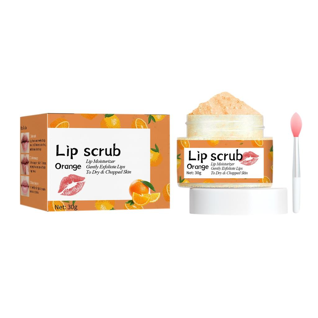 Скраб для губ, отшелушивающее средство и увлажняющее средство, уход за губами для мягких, потрескавшихся и сухих губ 30 г