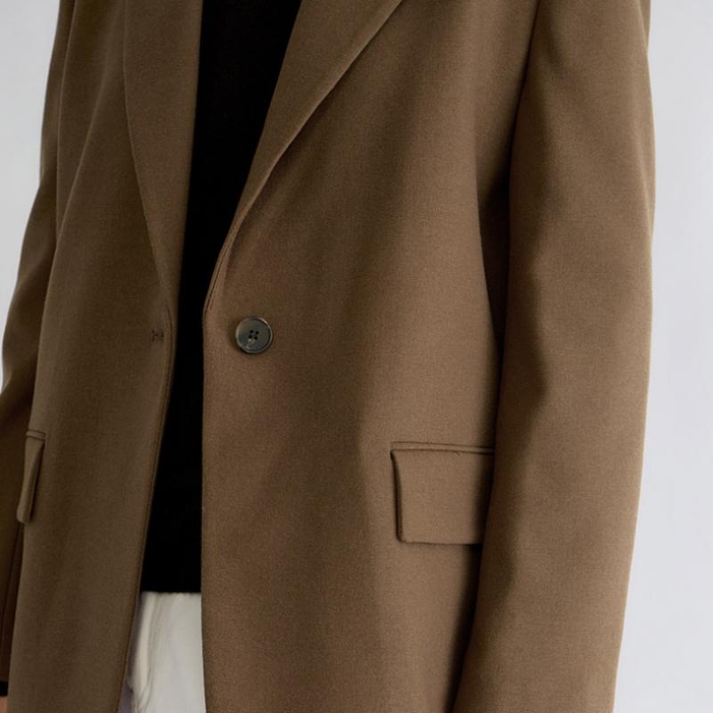  She S miSS  baSic Single One Button Jacket Swwjko42070 Ca