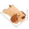 Soft Stuffed Dog Heartbeat Toy Heartbeat Feature Anxiety Relief Toy Stuffed Animal Plush  for Dogs