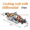 High-Tech MOC Bricks Speed Gearbox Suspension System Building Blocks Automotive Transmission Machinery DIY Assembling Toys