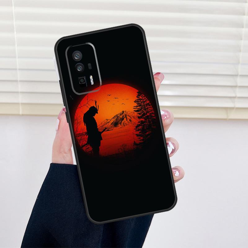 Samurai Warrior Cover For Xiaomi 15 14 13 Ultra 11T 12T 13T 14T Pro POCO X7 Pro X3 X5 X6 M6 F5 F6 Pro Case