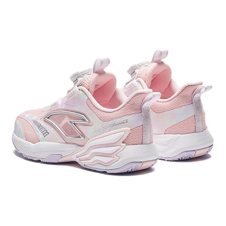 Anta Comfortable Casual Shock Absorbing Durable Low Top Kids Running Shoes Kids Sneaker Pink 322429962-7