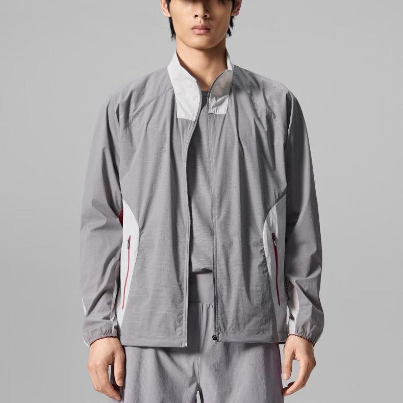 SAUCONY Серия тренировок для бега Удобная куртка с воротником-стойкой на молнии с длинным рукавом Мужские куртки SA2250SC62T-GR115