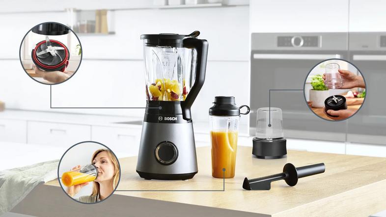 Bosch mmb6177s vitapower serie 4 silver 1200 w smoothie