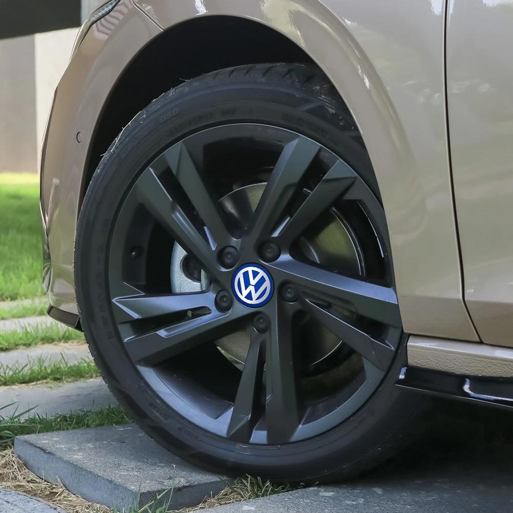 Car Styling Wheel Center Hub Cap Badge Sticker Car Accessorie for Volkswagen VW Golf Polo Tiguan Passat B6 Jetta Gti Gtd MK4 5 6 ulvn02 knuz4