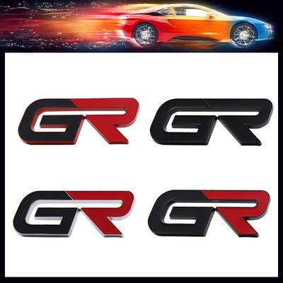 3D Стайлинг автомобиля GR sport GAZOO Racing для капота, крыла, багажника, задней крышки, шильдик, наклейка, эмблема