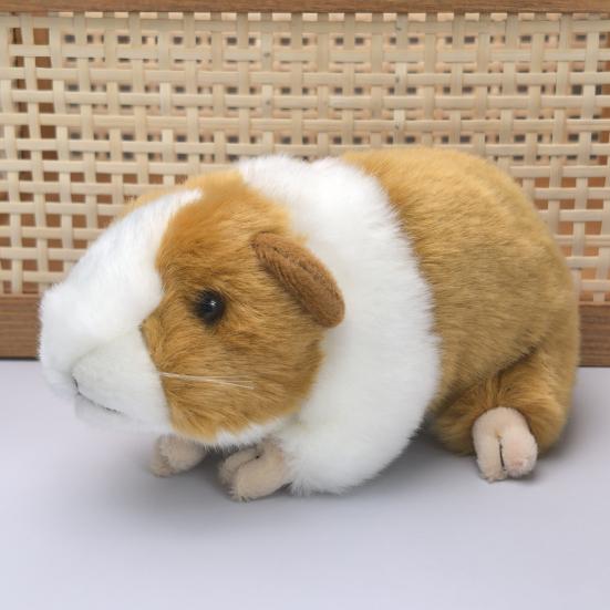 Cute Mini Dutch Pig Plush Toy Soft Stuffed Animal Lifelike Guinea Pig Doll Children's Gift for Christmas Birthdays