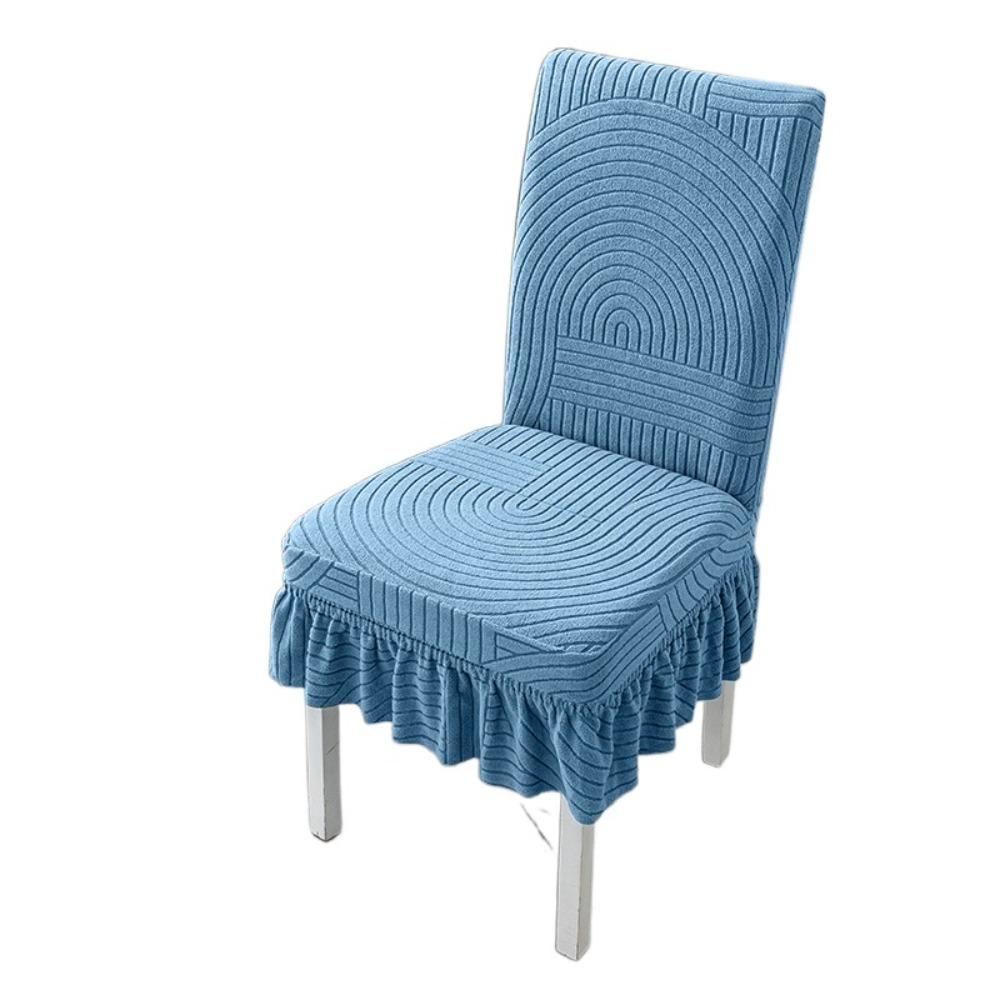 Эластичный жаккардовый чехол на обеденный стул, высокоэластичный чехол на сиденье/табурет, чехол на спинку, гостиная
