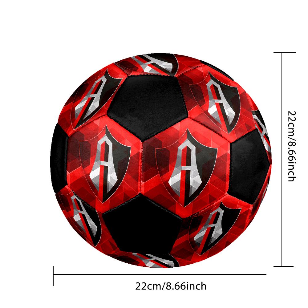РАЗМЕР 5 Футбольный мяч Atlas Football Club Цветной Для всех возрастов Машинная строчка ПВХ Готов к соревнованиям Прочный Высокий отскок