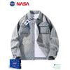 Модная джинсовая куртка в американском ретро-стиле от Nasa для мужчин, новая весенне-осенняя вязаная рубашка-куртка, стильная и крутая для женщин