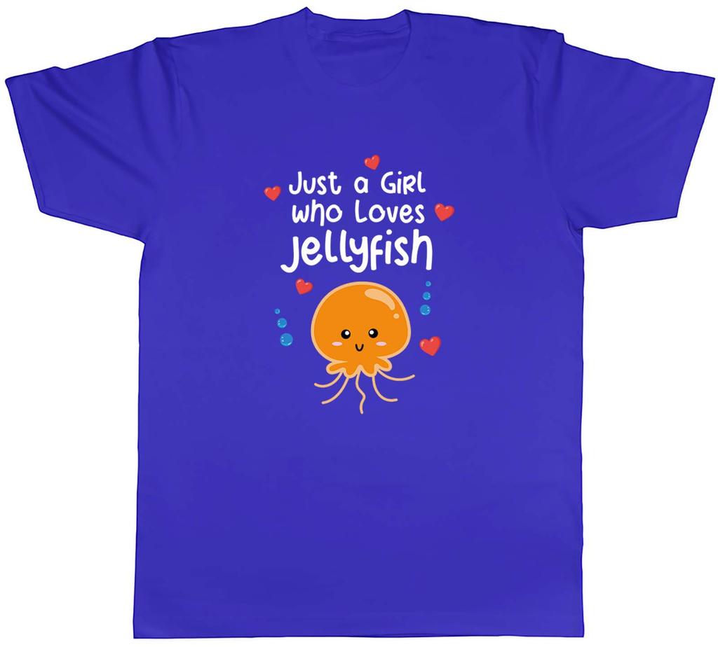 Unisexs T Shirt Just a Girl who Loves Jellyfish Unisex Tee Gift