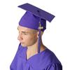 Graduation Cap with 2025 Tassel Unisex Adult Matte Graduation Caps for High School Bachelor Master Ceremonies