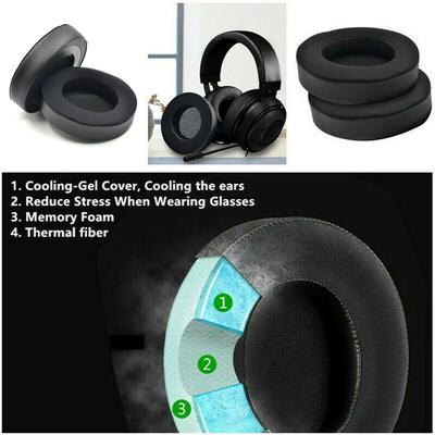 Подходит для игровой гарнитуры Razer, хлопковая кобура для ушей, губчатая насадка, наушники для гарнитуры