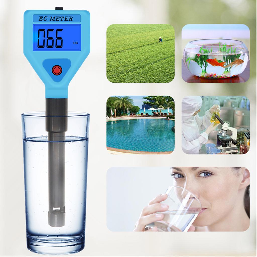 Electrical Conductivity Sensors Aquarium Water Tester Practical Water Quality Analyzer for Home Tanks and Fish Farms