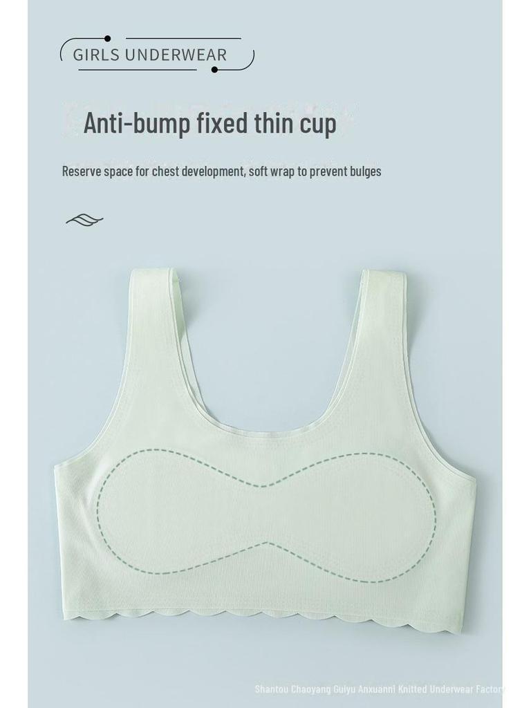 Girls Sports Bra - Shockproof Vest for Junior Students