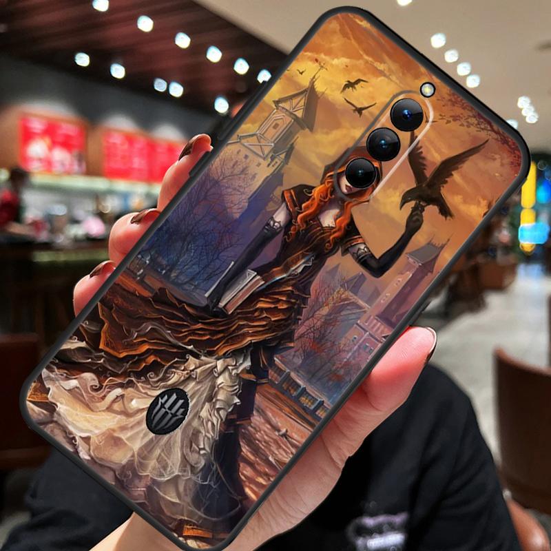 Чехол-страшилка Хэллоуинская Лунная Ведьма для ZTE Nubia Red Magic 10S 10 8 9 8S 9S 11 Pro Plus 10 Air 5G 6R 6 7 6S 7S Pro