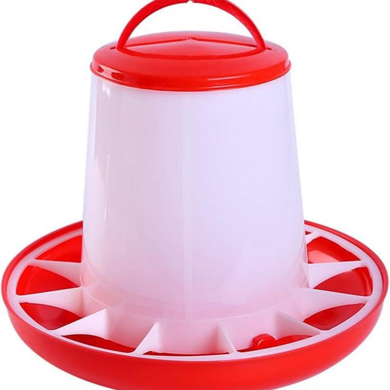 1/4/6/8/10 кг Автоматическая кормушка для кур Ведро Устройство для кормления петухов и кур, Принадлежности для кормления сельскохозяйственных животных, домашней птицы, перепелов, голубей 1 шт.