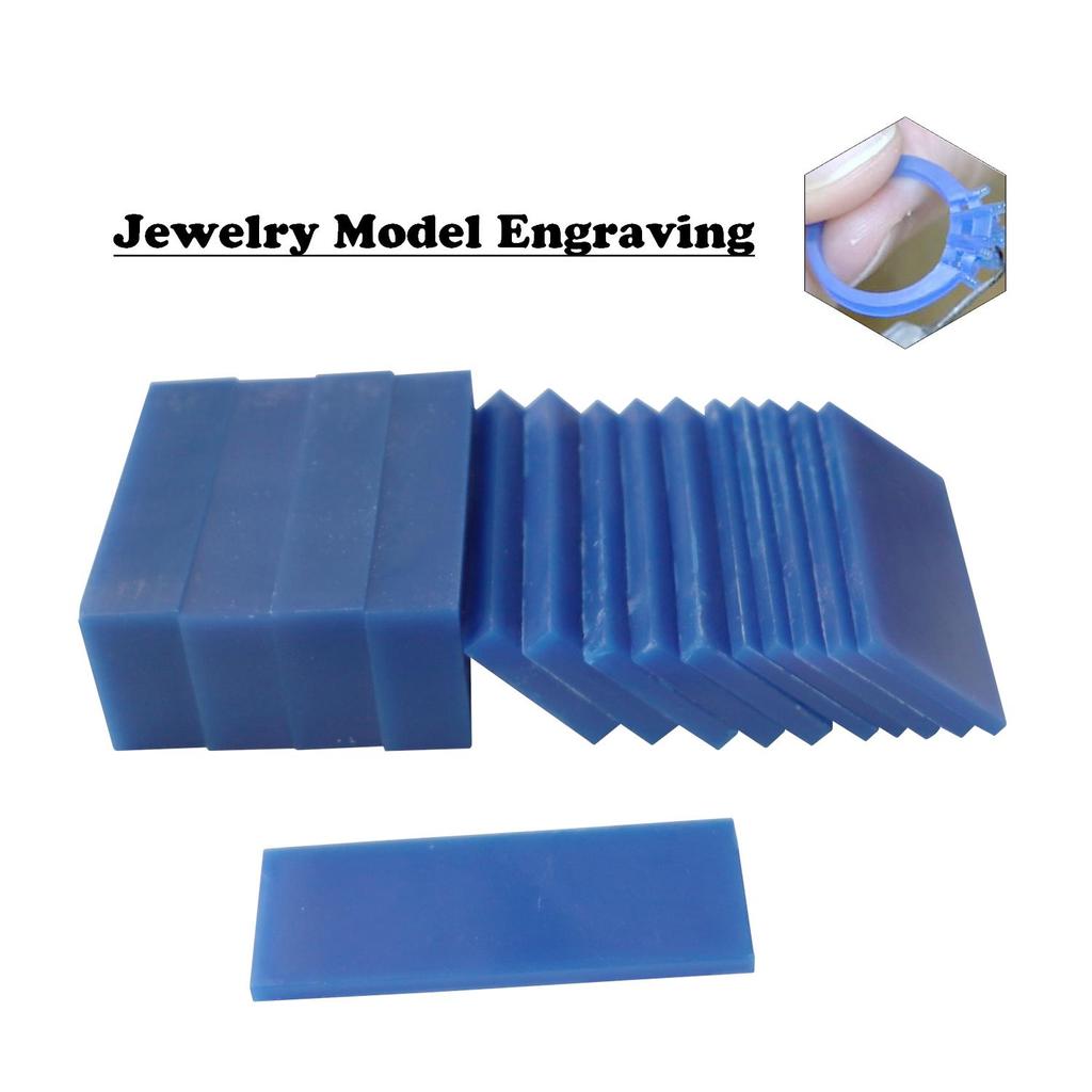 Ferris Carving Wax Block Blue/Green Jewelry Wax Engraving Working Wax Model Design
