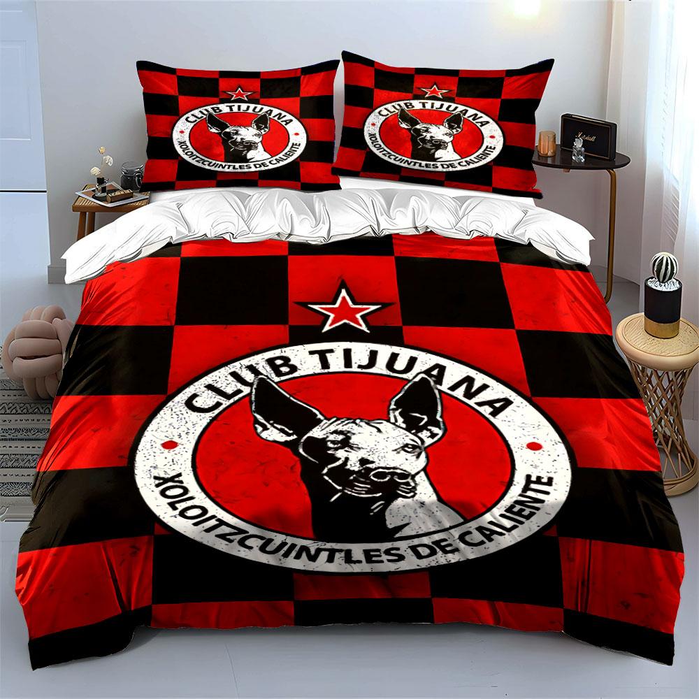 Club Tijuana Logo Bedding Set Bedding Duvet Cover Set Duvet Cover Pillowcases (1 * Duvet Cover 2 * Pillowcases, without duvet insert)