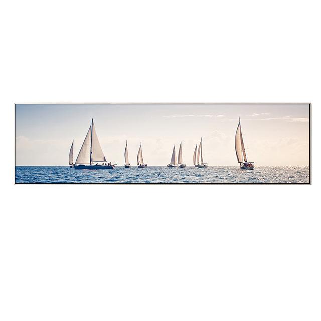 Природный пейзаж, холст, картина, пляж, закат, мост, постеры и принты, настенные художественные картины для гостиной, домашний декор, без рамки