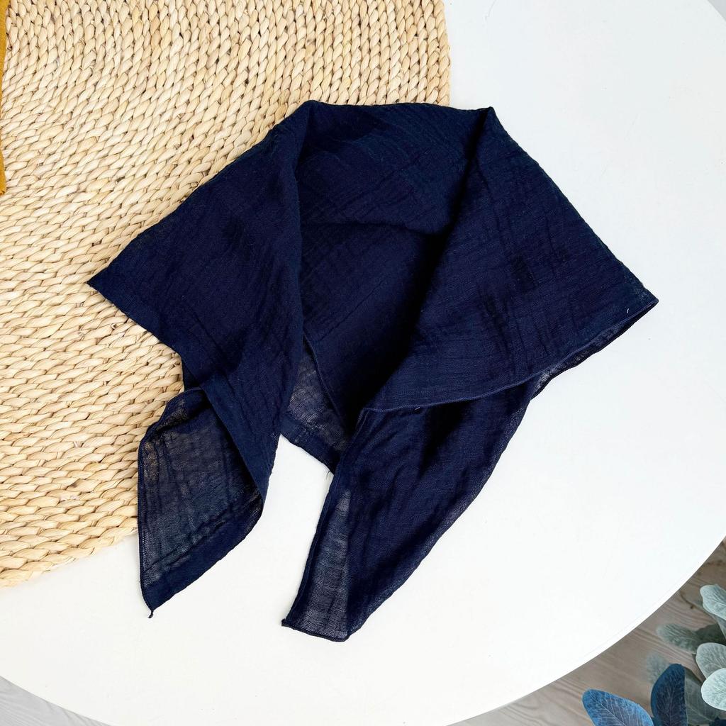 Clearance Welfare Retro Linen Square Scarf Literary And Versatile Women'S Summer Neck Protection Cotton And Linen Small Silk Scarf Scarf Printed Model