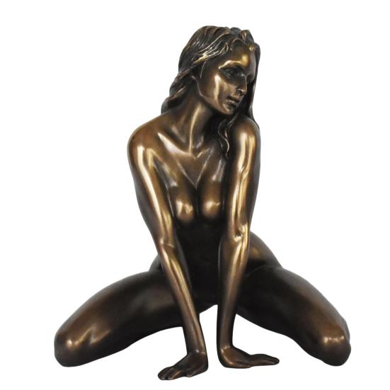 5-дюймовая сексуальная женская статуэтка из смолы, обнаженная женская фигура, настольная скульптура девушки для прикроватного столика, каминной полки, любителей искусства и коллекционеров