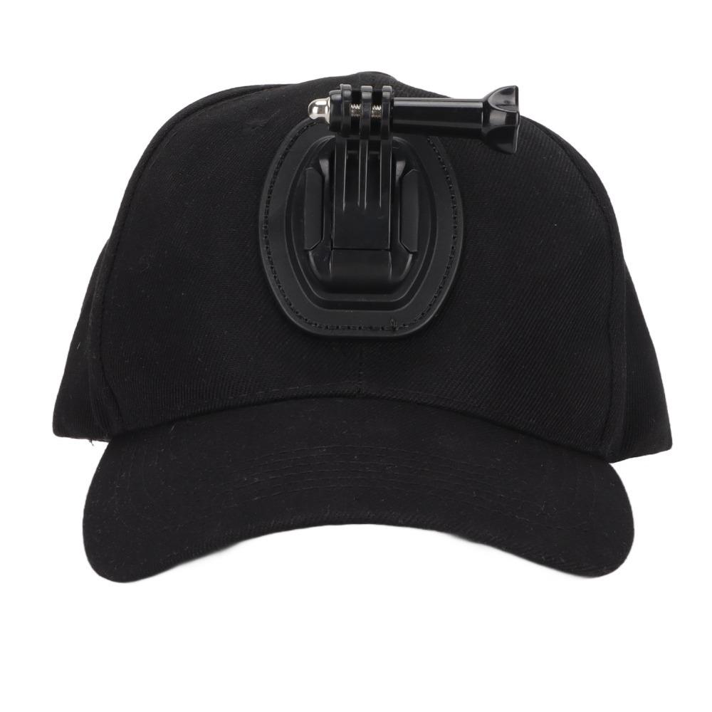 Compatible Black Sports Camera Hat Soft Lightweight Action Camera Mount Hat Hands Free Camera Hat for Hero Series Sports