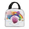 Sunny Bunnies - Rainbow Bunnies Insulated Lunch Bag for Kids School Cooler Thermal Food Box Tote Leakproof Lunch Boxes Container