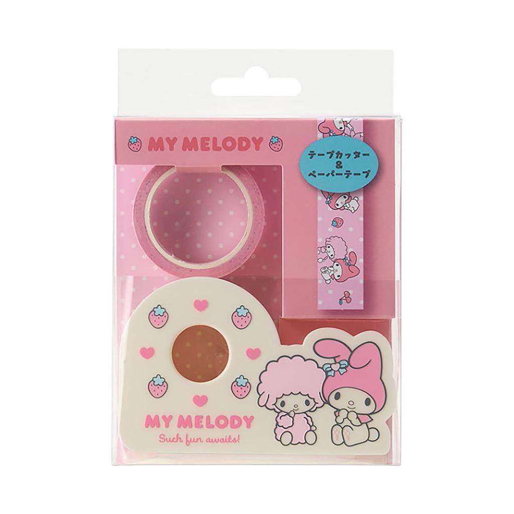 Sanrio My Melody Tape Cutter & Paper Tape Set