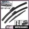 Suitable for Smart Forfour W454 2004-2007 26+18+14 Front and Rear Wipers