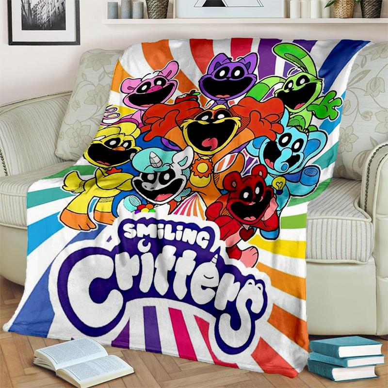 29 Style New Cute S-Smiling C-Critters Catnap Craftycorn Cartoon Blanket,Soft Throw Blanket for Home Bedroom Bed Sofa Kids